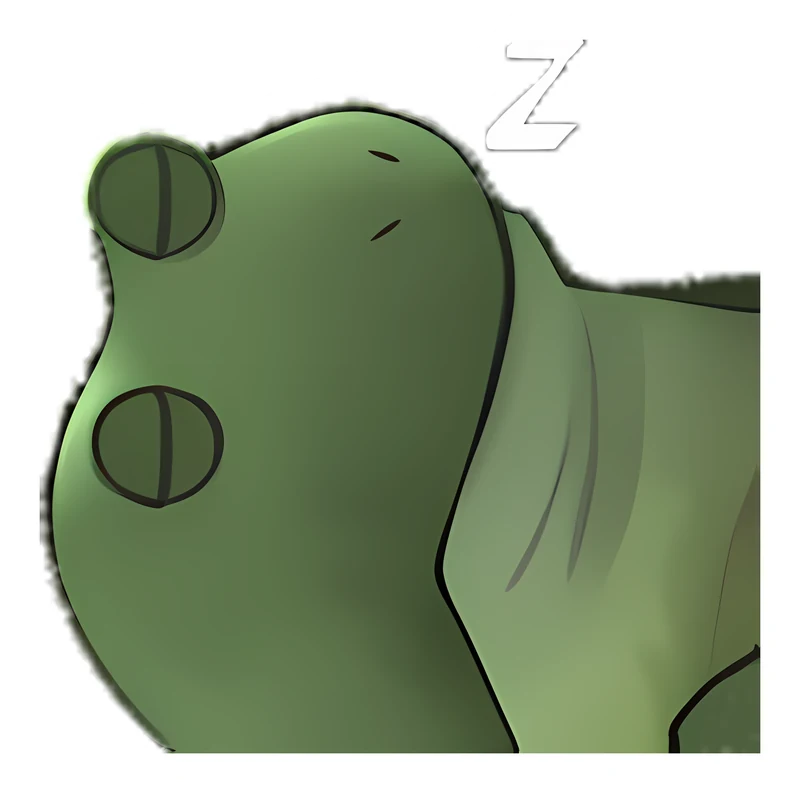 Bufo Naptime sticker