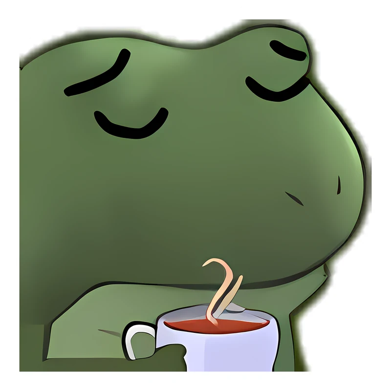 Bufo Needs Some Hot Tea To Process This News sticker