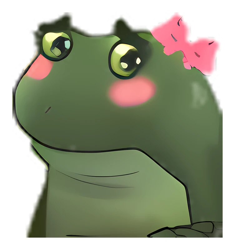 Bufo Nervous But Cute sticker