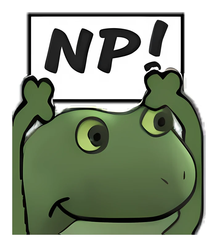 Bufo No Problem sticker