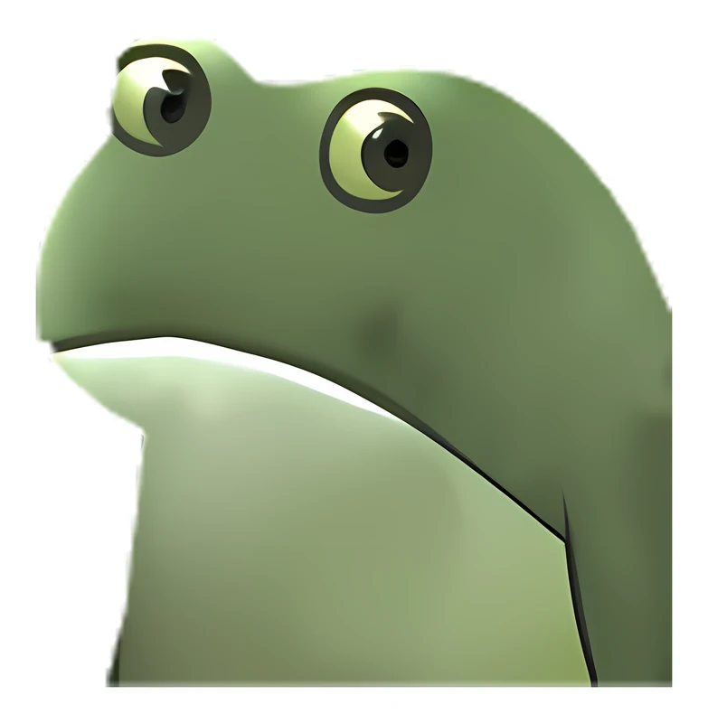 Bufo Not Bad By Dalle sticker