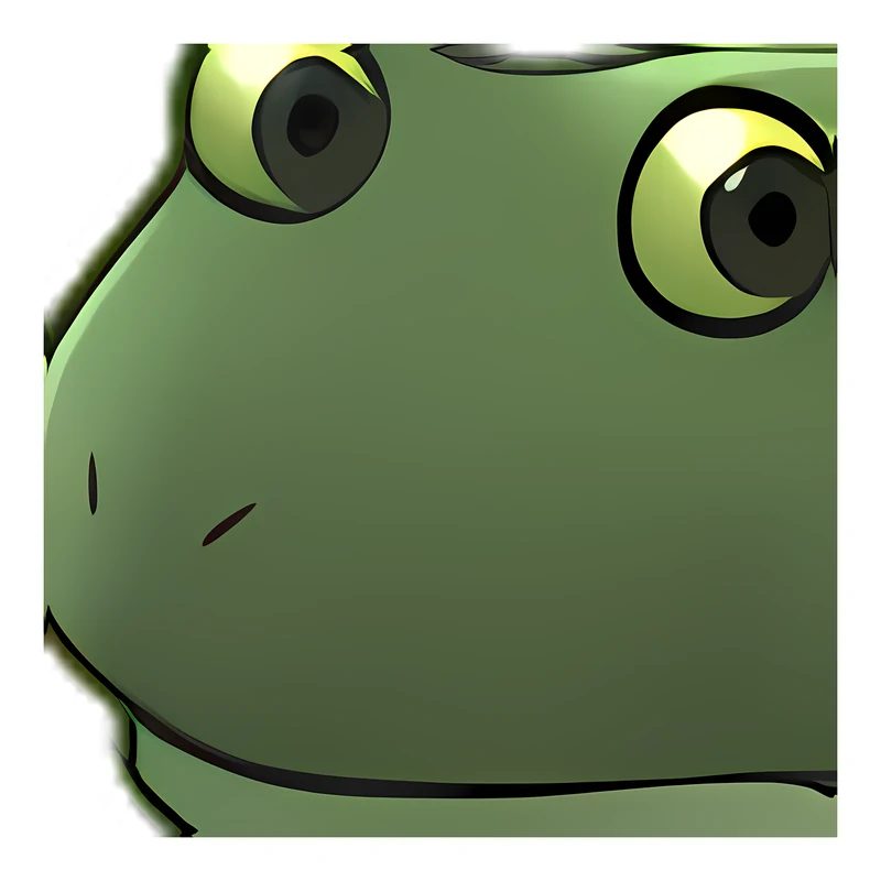Bufo Not Respecting Your Personal Space sticker