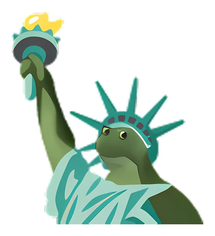 Bufo Of Liberty sticker