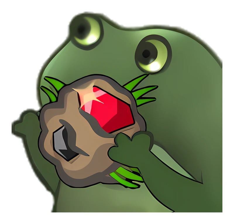Bufo Offers A Ball Of Mud sticker