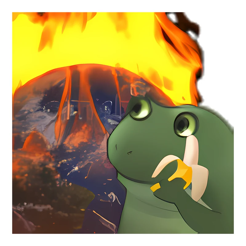 Bufo Offers A Banana In These Trying Times sticker