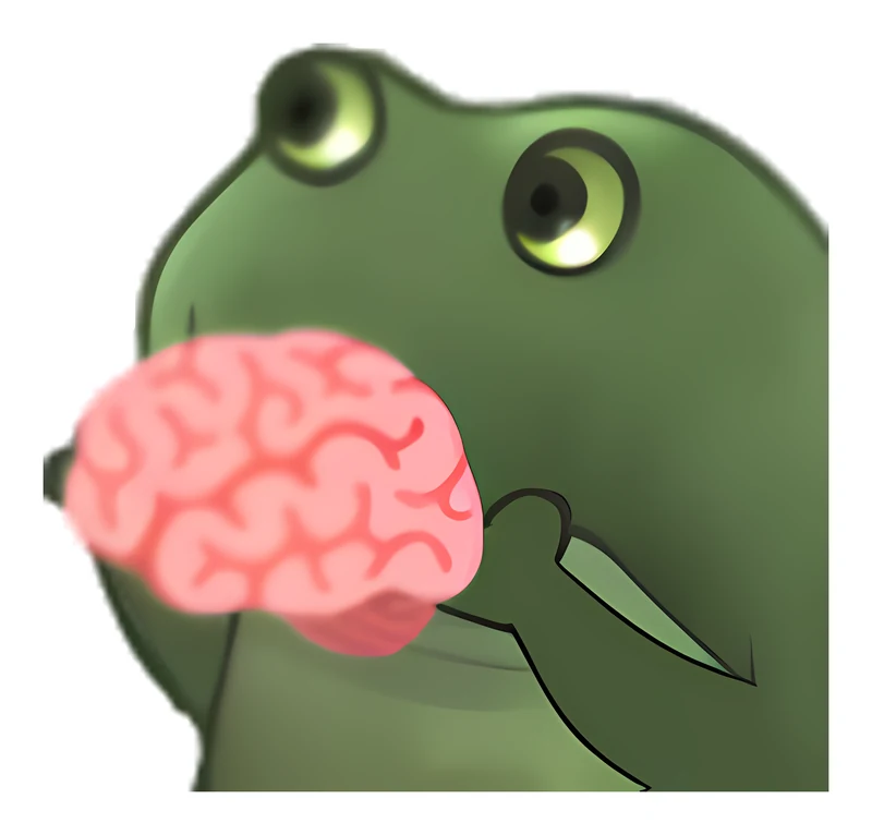 Bufo Offers A Brain sticker