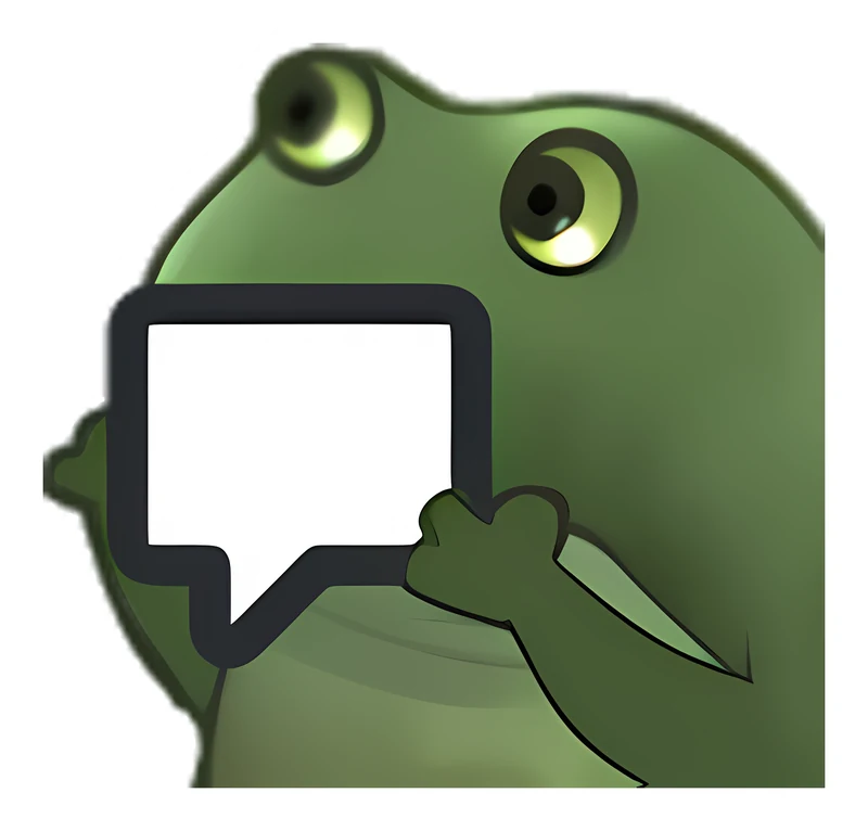 Bufo Offers A Comment sticker