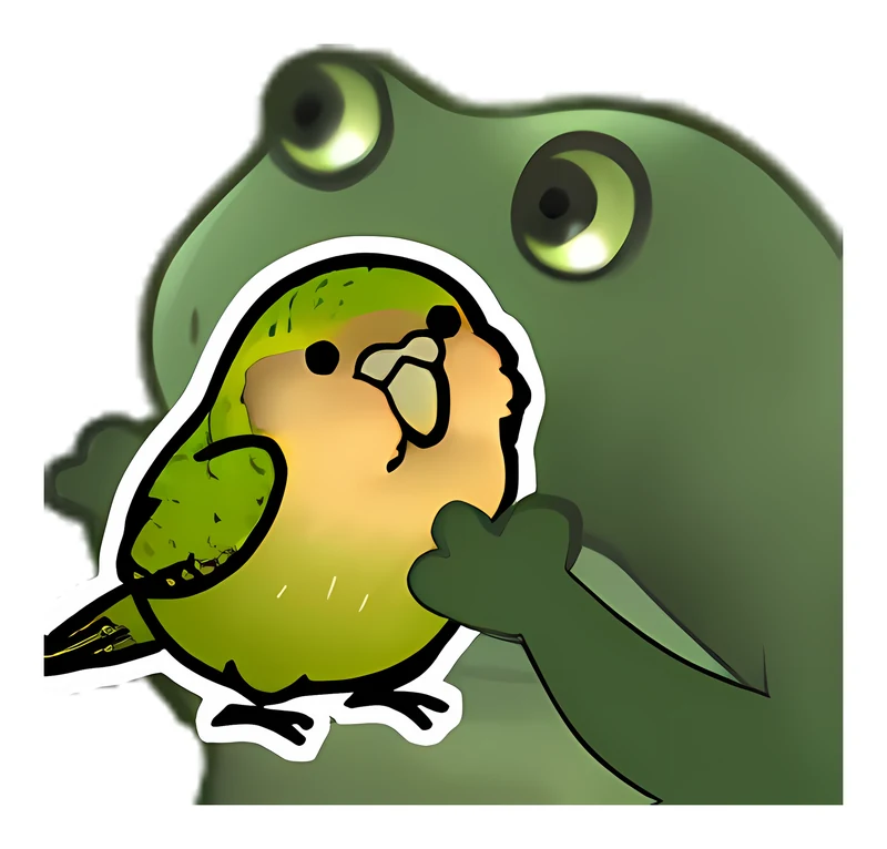 Bufo Offers A Kakapo sticker