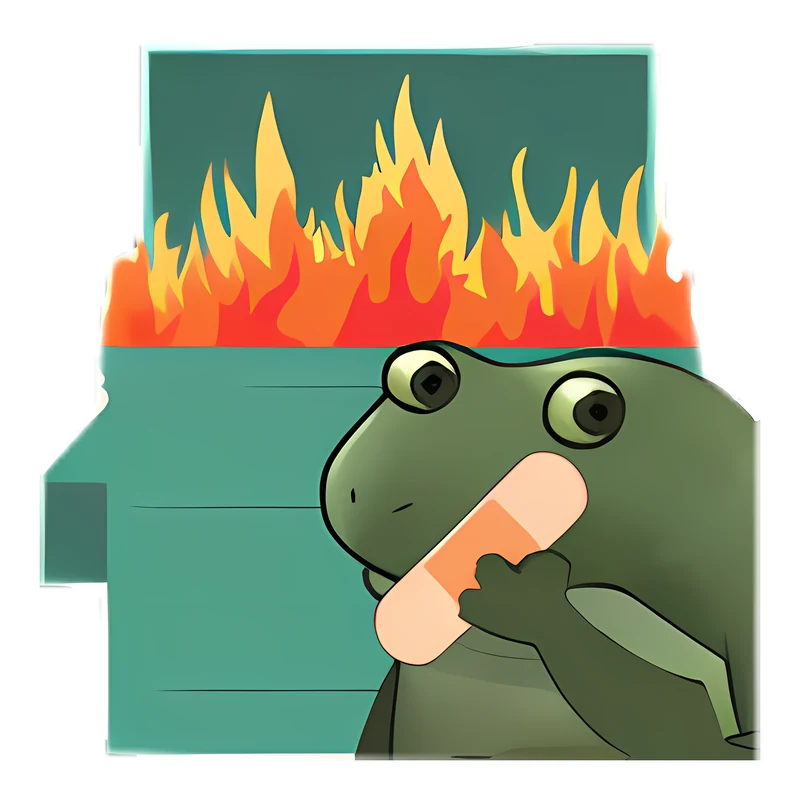 Bufo Offers A Little Band Aid For A Big Problem sticker