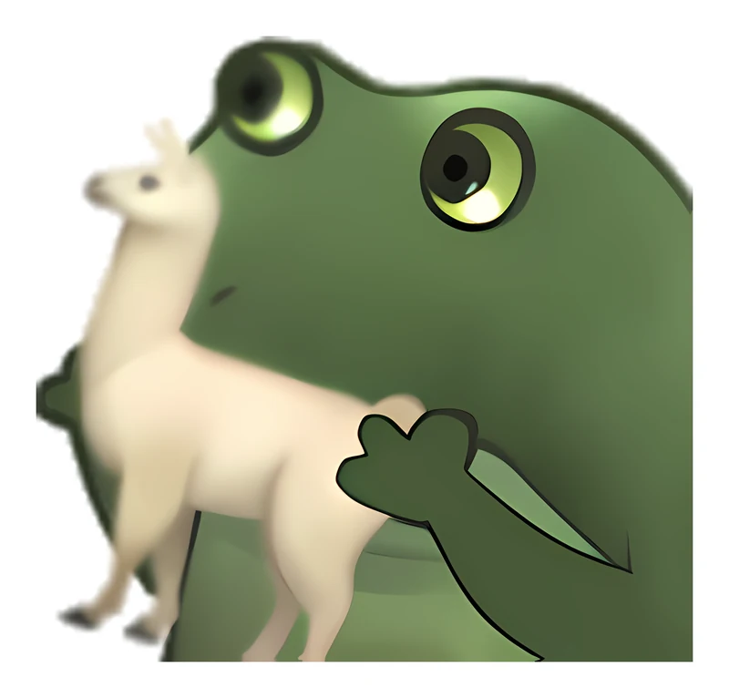 Bufo Offers A Llama sticker