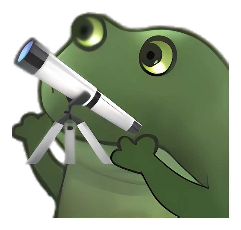 Bufo Offers A Telescope sticker