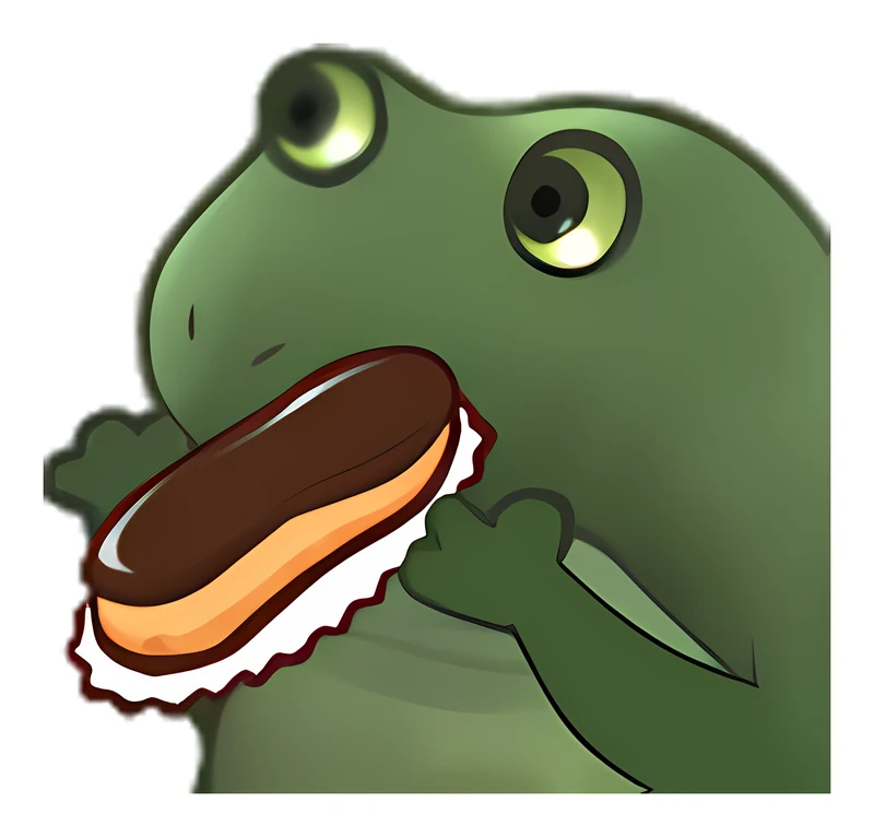 Bufo Offers An Eclair sticker
