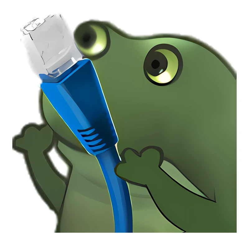 Bufo Offers An Ethernet Cable sticker