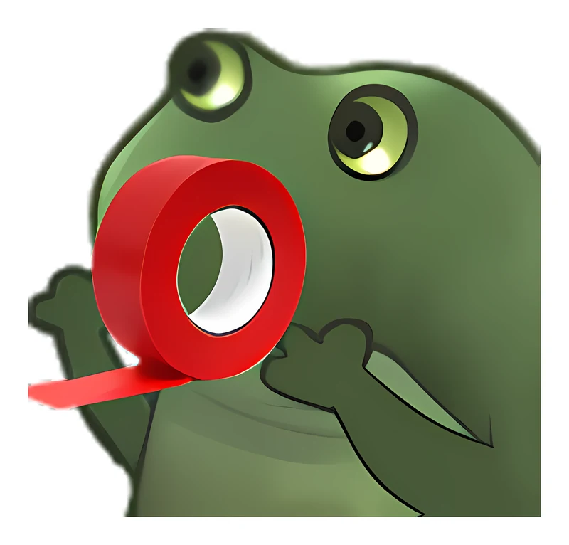 Bufo Offers Corporate Red Tape sticker