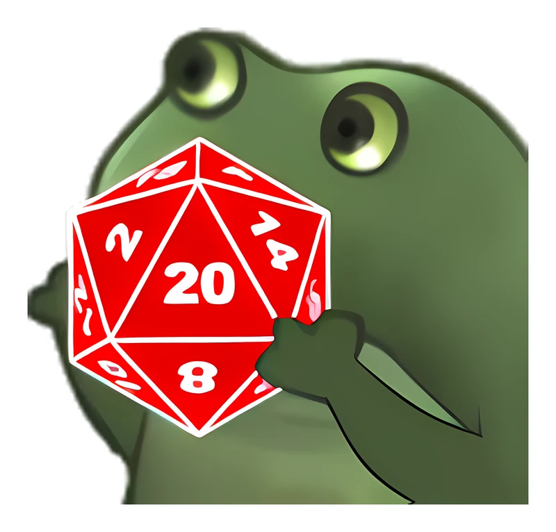 Bufo Offers D20 sticker