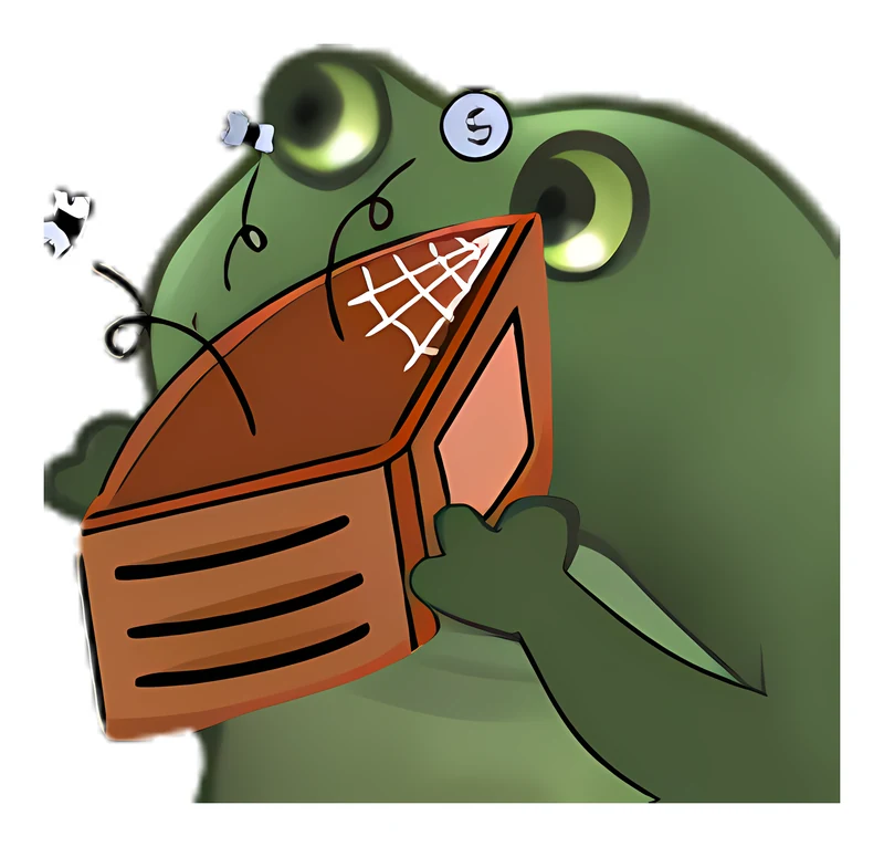 Bufo Offers Empty Wallet sticker