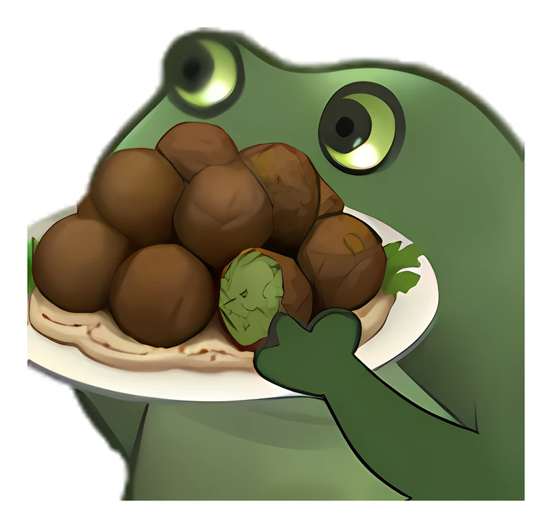 Bufo Offers Falafel sticker