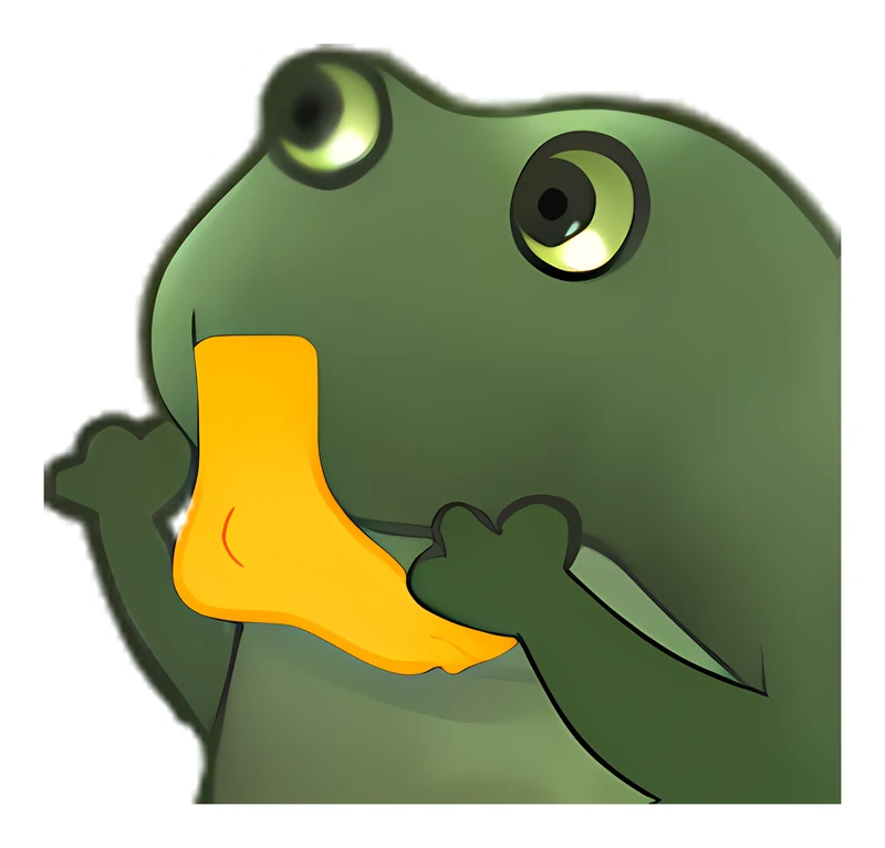Bufo Offers Footsie sticker