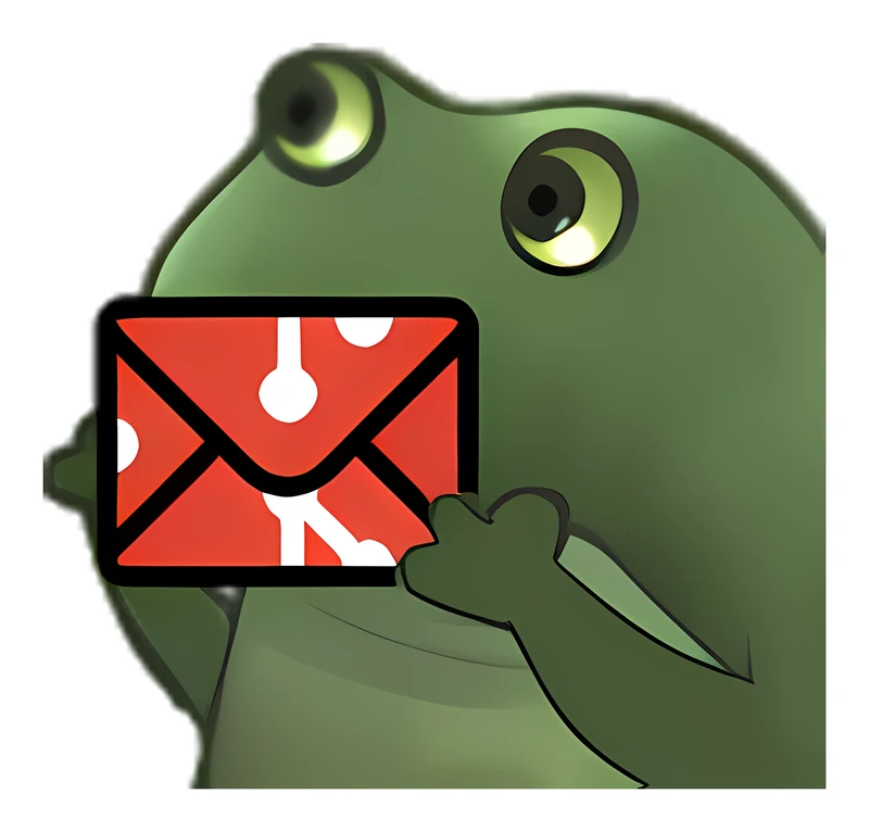 Bufo Offers Git Mailing List sticker