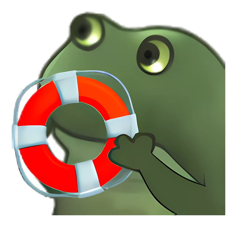 Bufo Offers Help sticker