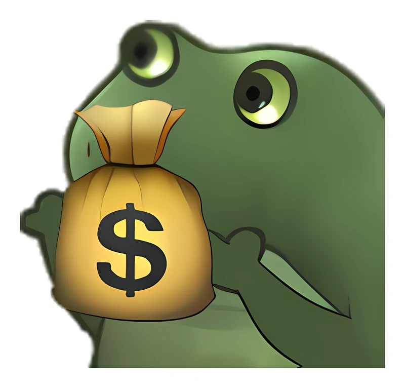 Bufo Offers Moneybag sticker