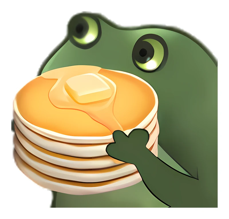 Bufo Offers Pancakes sticker