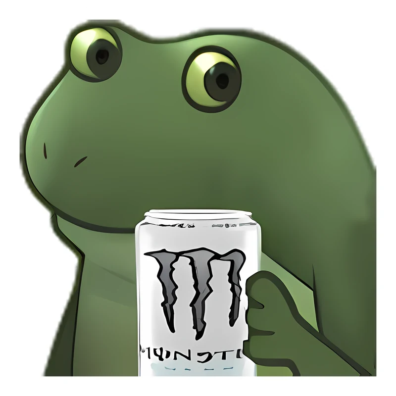 Bufo Offers You A Monster Early In The Morning sticker