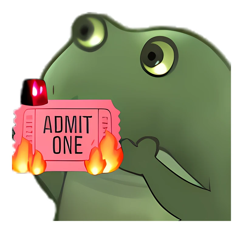 Bufo Offers You An Urgent Ticket sticker