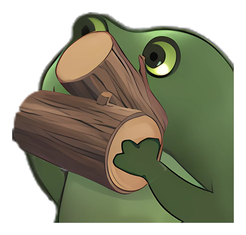 Bufo Offers You Logs sticker