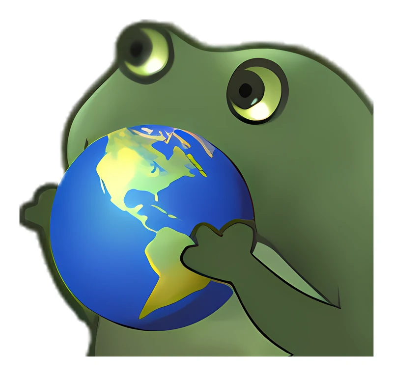 Bufo Offers You The World sticker