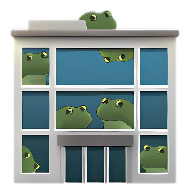 Bufo Office sticker