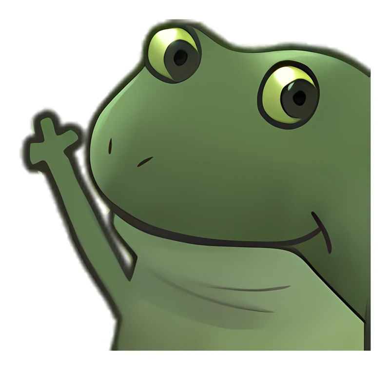 Bufo Oh Hai sticker