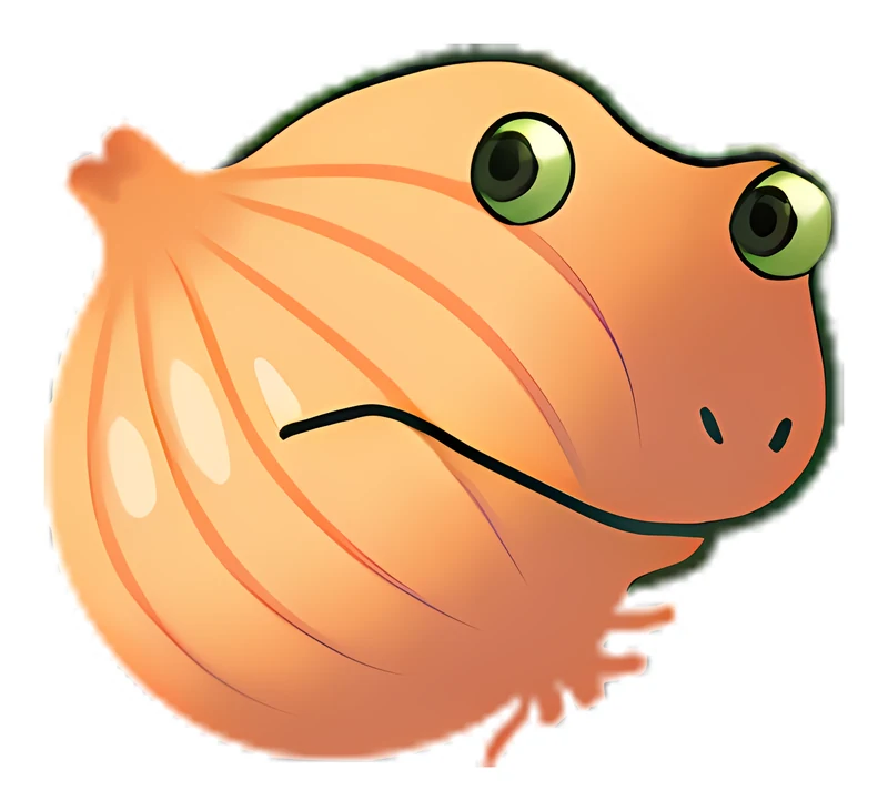 Bufo Onion sticker