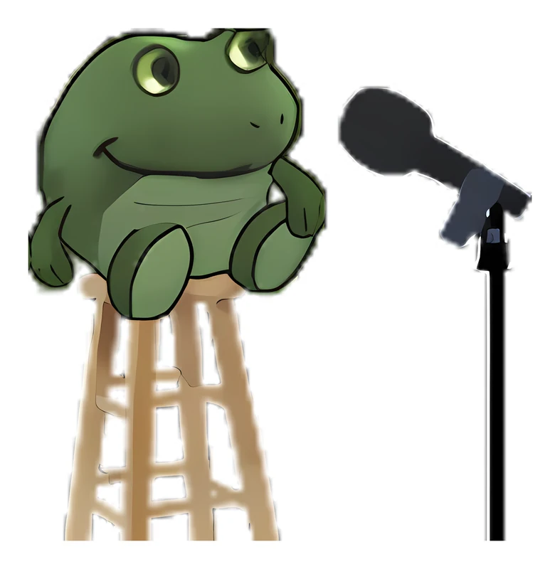 Bufo Open Mic sticker