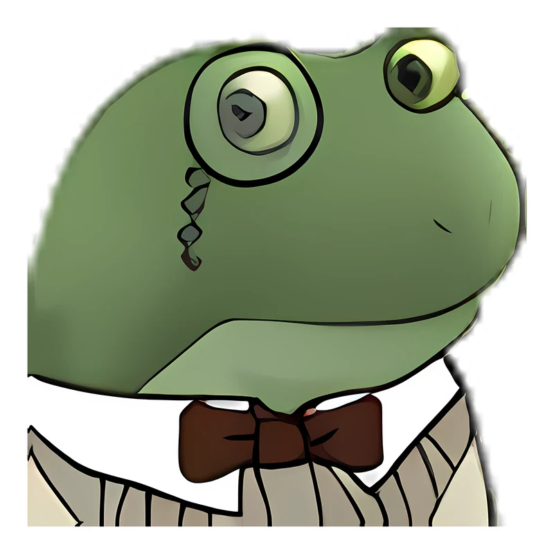 Bufo Opens A Haberdashery sticker