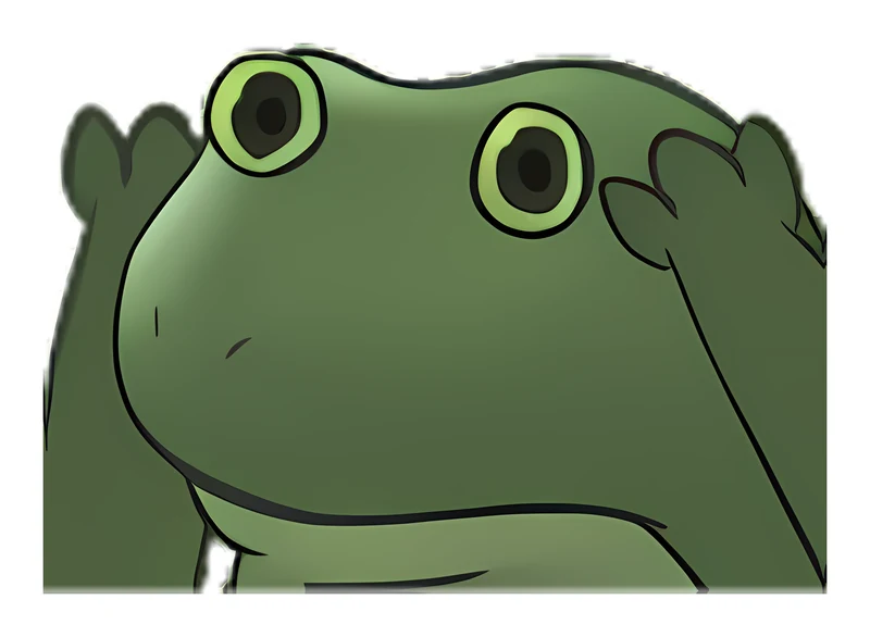 Bufo Panicking sticker