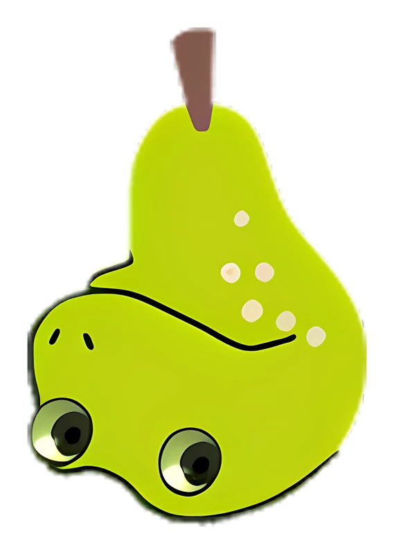 Bufo Pear sticker