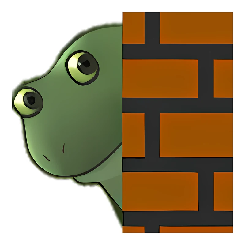 Bufo Peek Wall sticker