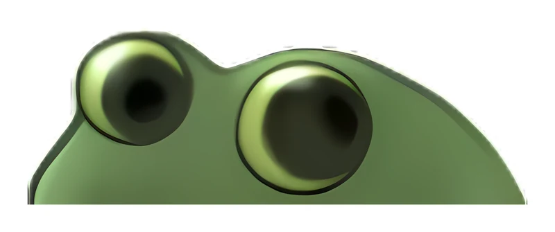 Bufo Peek sticker