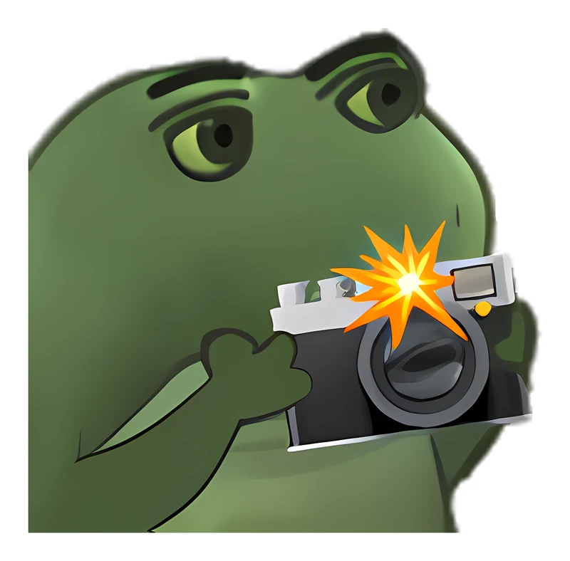Bufo Photographer sticker