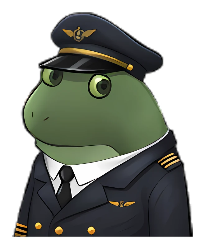 Bufo Pilot sticker