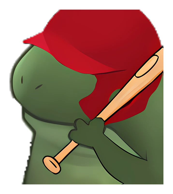Bufo Pinch Hitter sticker