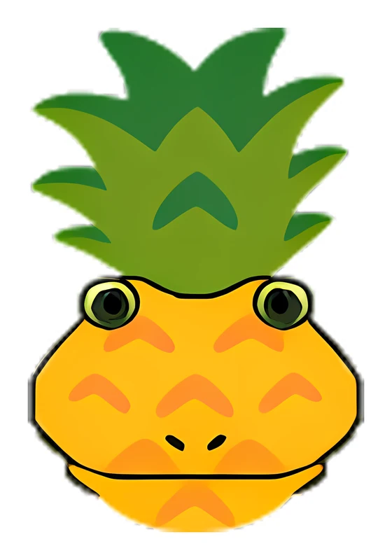 Bufo Pineapple sticker