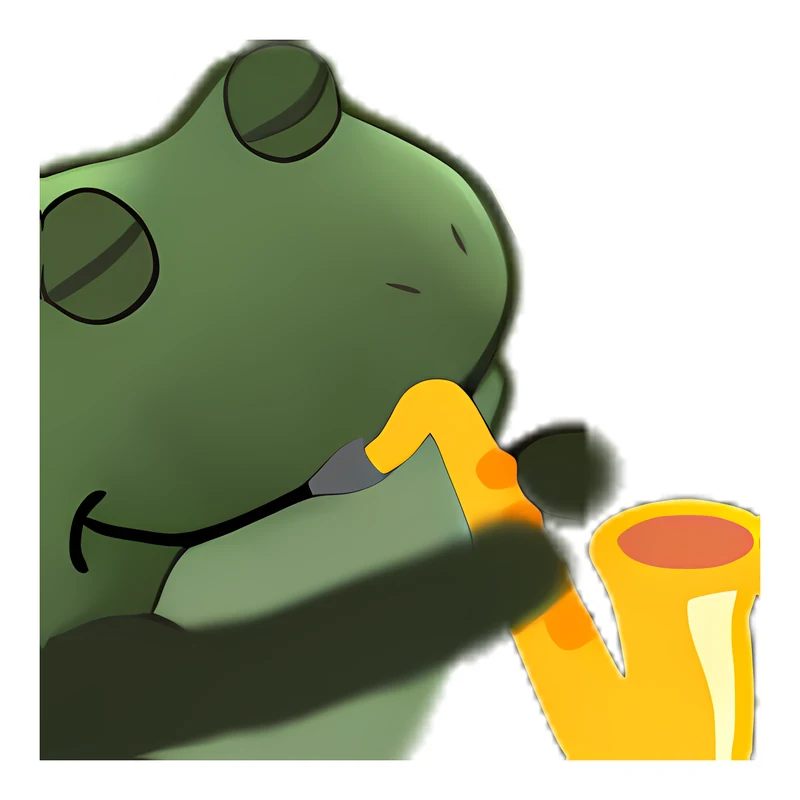 Bufo Plays Some Smooth Jazz sticker