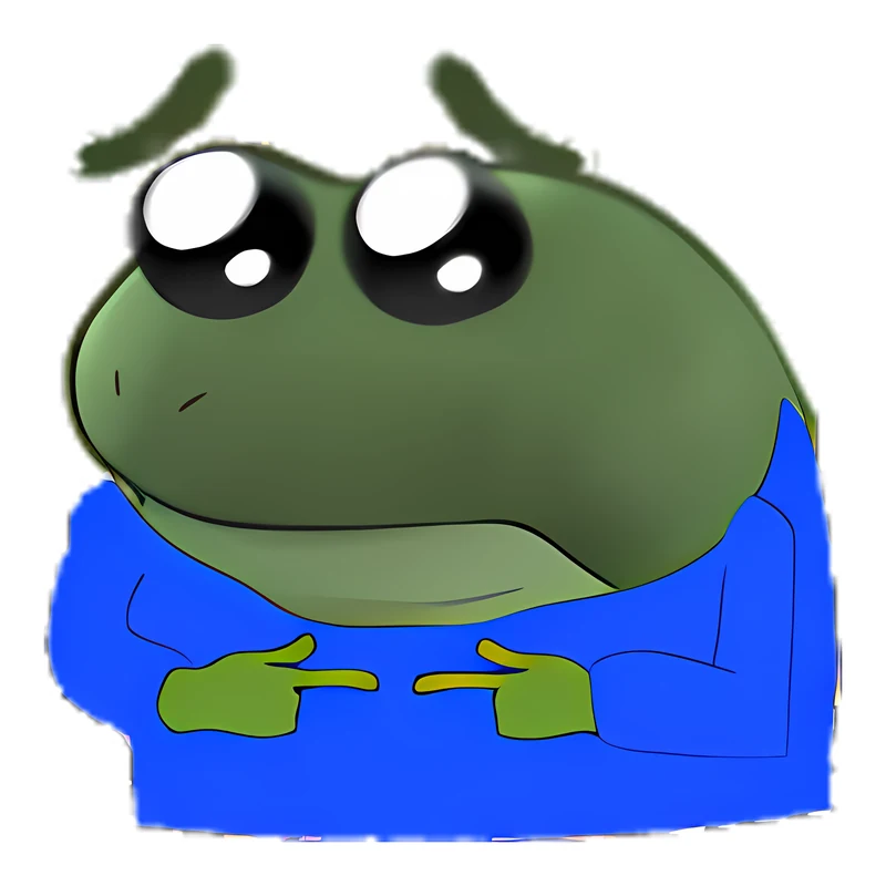 Bufo Pleading 1 sticker