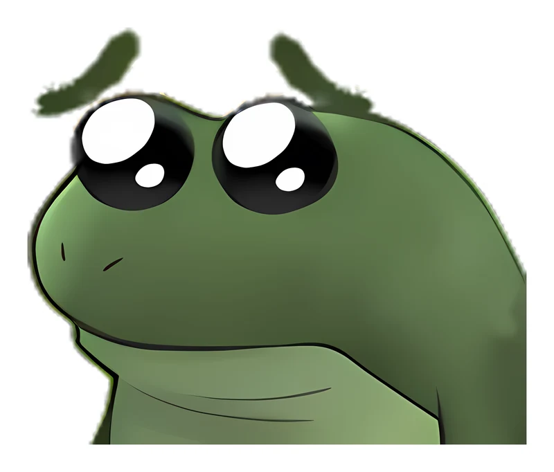 Bufo Pleading sticker