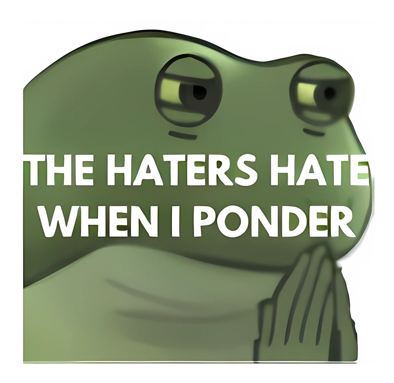 Bufo Ponders 3 sticker