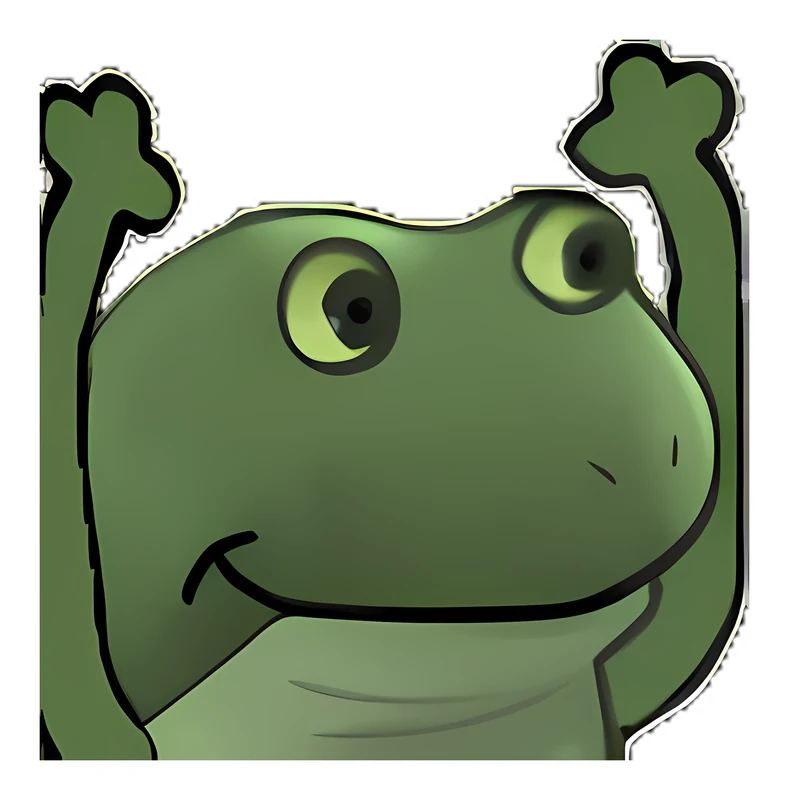 Bufo Praise sticker