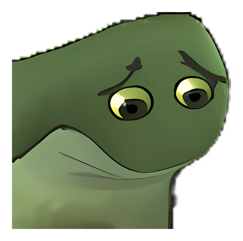 Bufo Pretty Dang Sad sticker