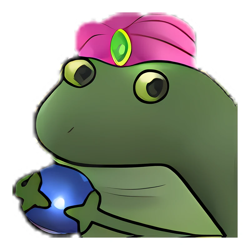 Bufo Psychic sticker